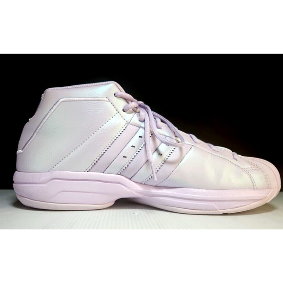2020 Mens Adidas Pro Model 2G Purple Tint, Size 13 Rare Basketball floor sample - Picture 4 of 9
